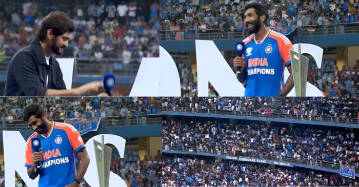 WATCH: Jasprit Bumrah receives a warm homage from Wankhede crowd