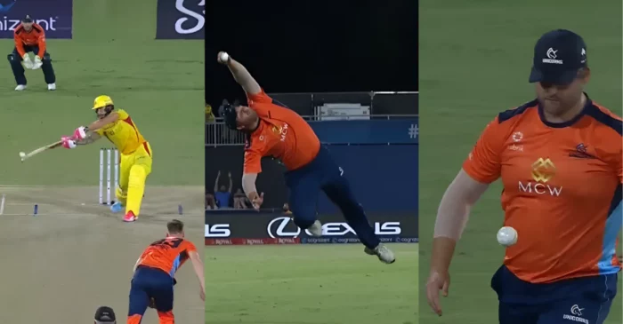 WATCH: Corey Anderson’s remarkable catch to dismiss Faf Du Plessis in MLC 2024