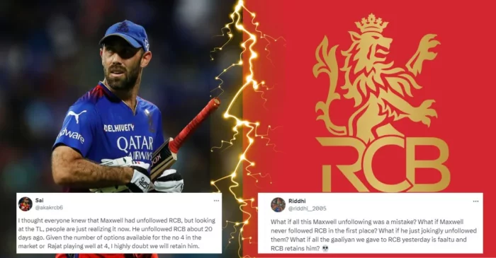 Fans decode Glenn Maxwell’s social media move of unfollowing of RCB ahead of the IPL 2025 auction