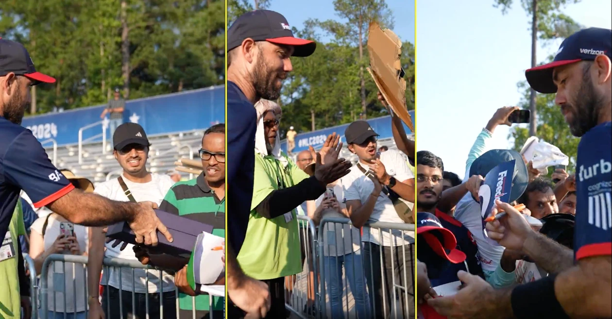 WATCH: Glenn Maxwell gifts his POTM award to a fan after Washington Freedom’s victory