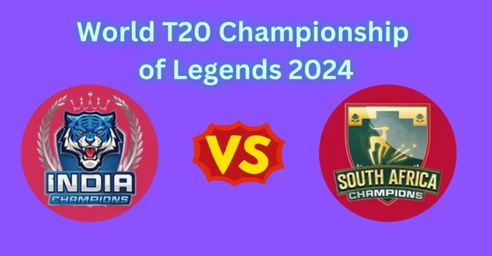 IAC V SAC, World T20 Championship of Legends 2024: Match Prediction, Dream11 Team, Fantasy Tips And Pitch Report | India Champions vs South Africa Champions