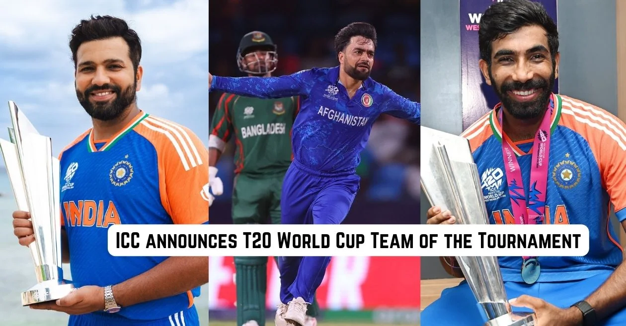 ICC ने टी20 विश्व कप की ‘टीम ऑफ द टूर्नामेंट’ में रोहित शर्मा, जसप्रीत बुमराह समेत 6 भारतीयों को चुना