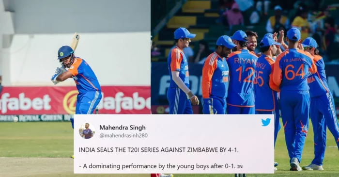 Fans react as Sanju Samson helps India beat Zimbabwe in 5th T20I and seal the series 4-1