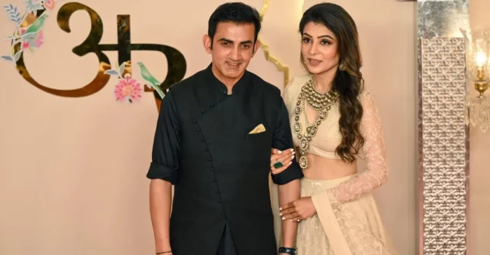 WATCH: India’s head coach Gautam Gambhir and Natasha Jain attend Anant Ambani-Radhika Merchant’s lavish wedding