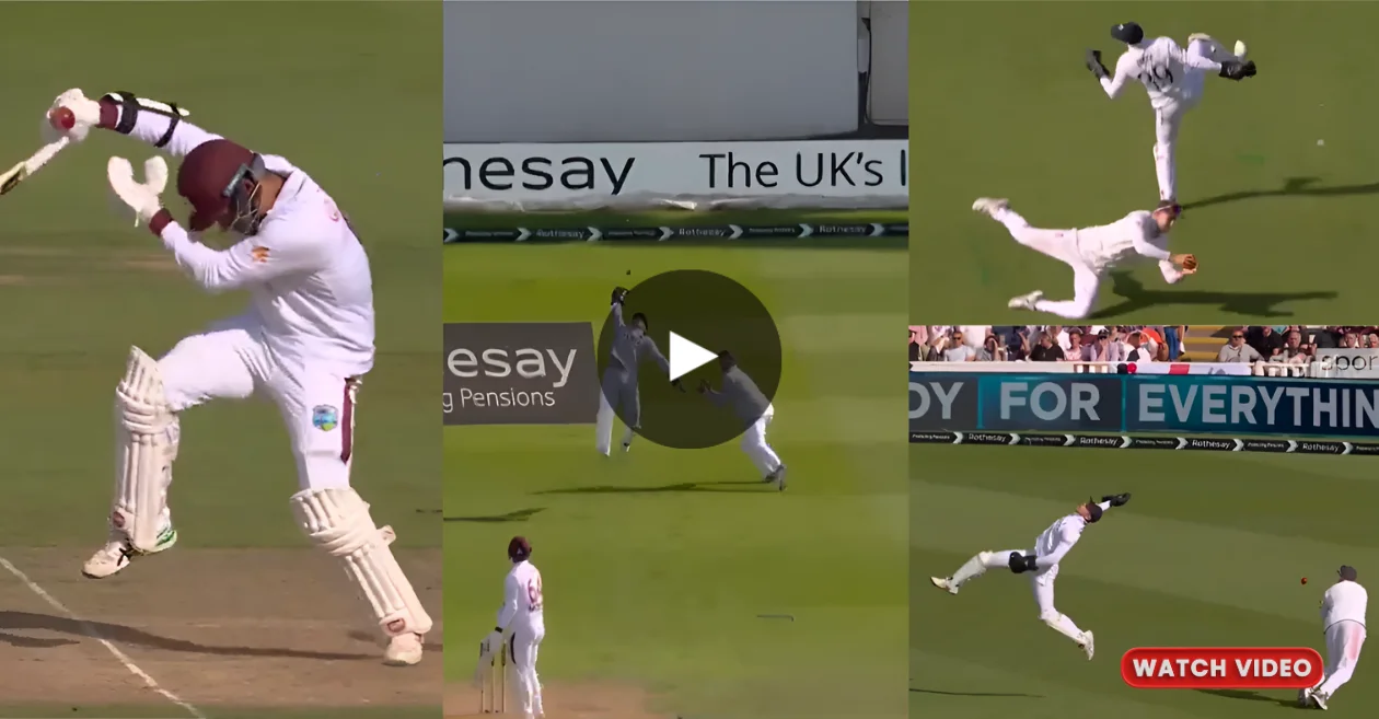 Root’s incredible catch dismisses Motie in ENG vs WI 3rd Test