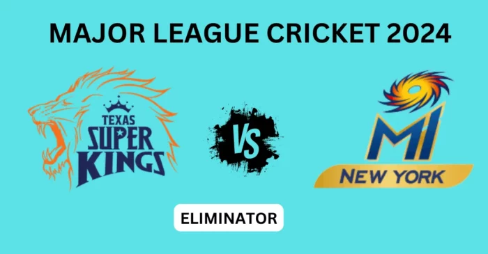 TEX vs NY, MLC 2024, Eliminator: Match Prediction, Dream11 Team, Fantasy Tips and Pitch Report | Texas Super Kings vs MI New York