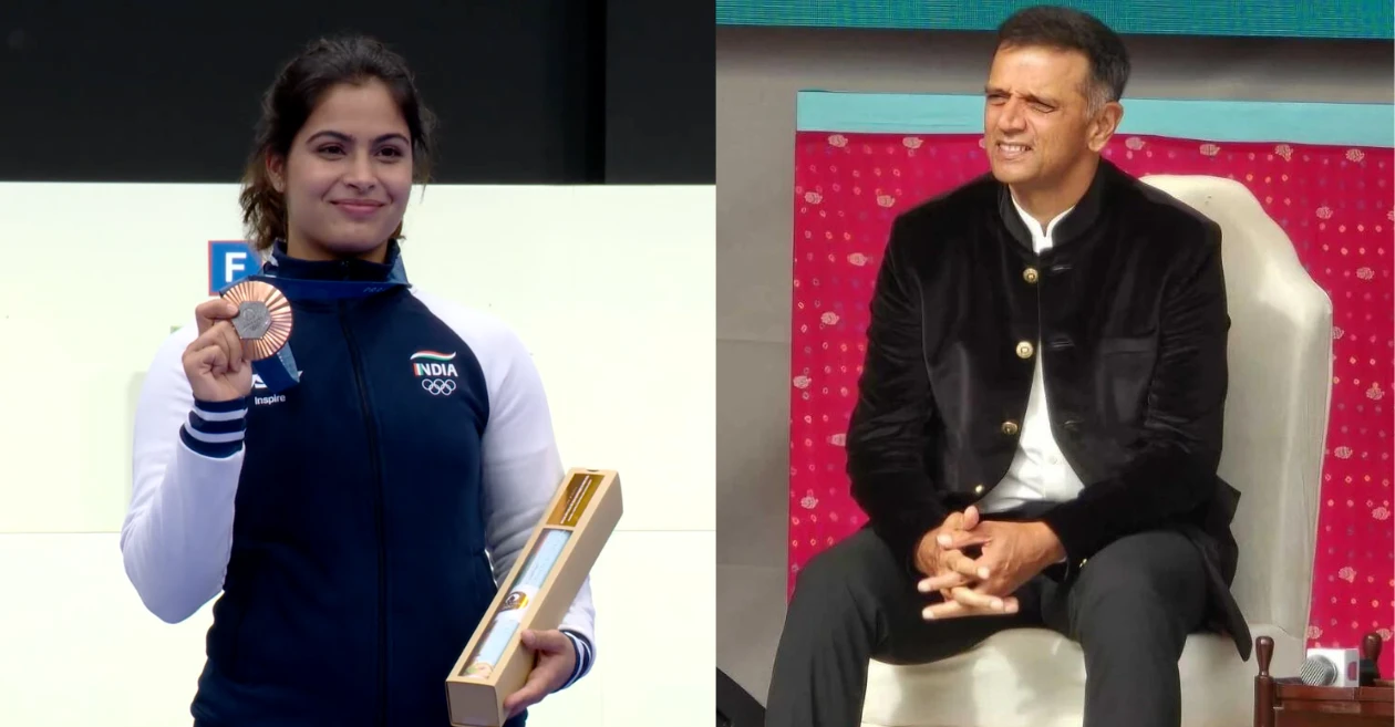 Rahul Dravid highlights Manu Bhaker’s incredible journey to Paris Olympics bronze