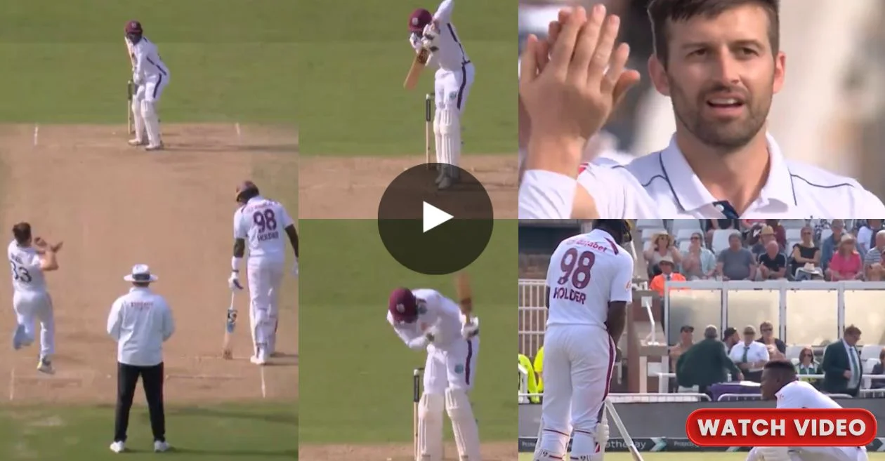 Video: Mark Wood’s brutal bouncer clips Kevin Sinclair in ENG vs WI Test 2