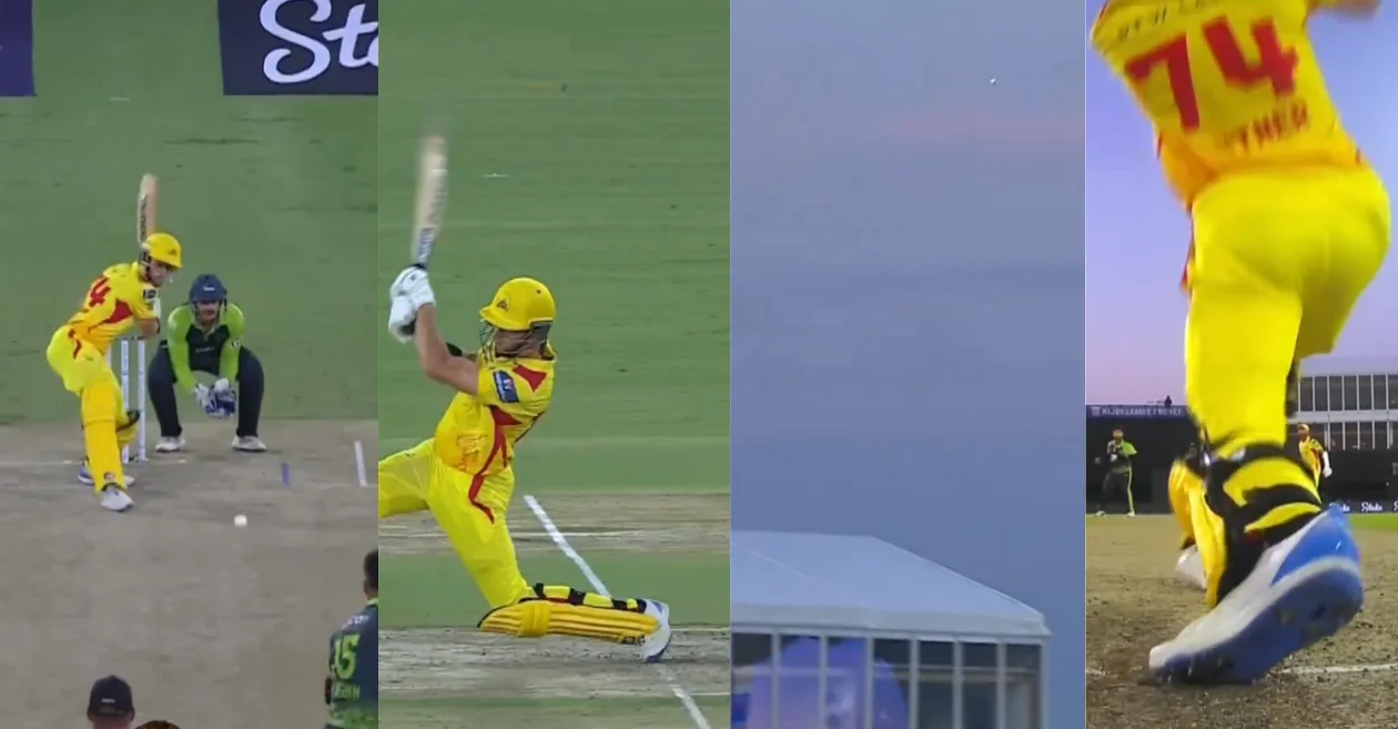 MLC 2024 [WATCH]: Mitchell Santner’s monstrous six against Ali Sheikh in the TSK vs SEO game