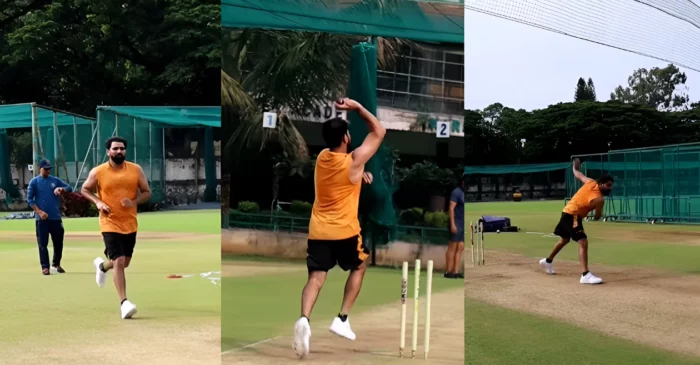 WATCH: Mohammed Shami refines his bowling skills in the nets after his injury