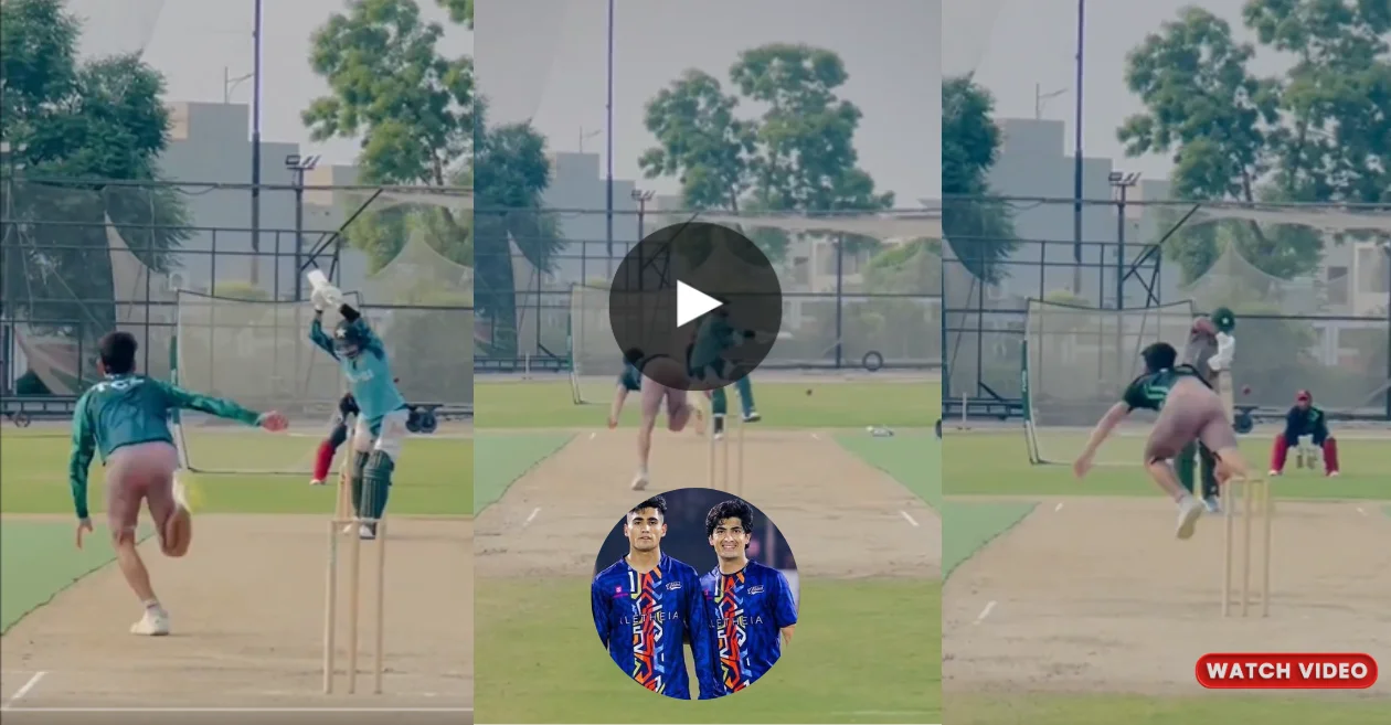 WATCH: Babar Azam and Fakhar Zaman vs. Ubaid Shah