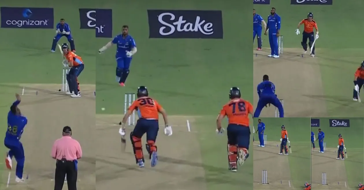 WATCH: Pat Cummins and Corey Anderson star in the comedy of errors on the pitch in MLC 2024