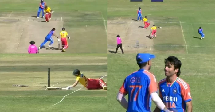 WATCH: Ravi Bishnoi’s superb reflexes lead to Johnathan Campbell’s run out in ZIM vs IND 4th T20I