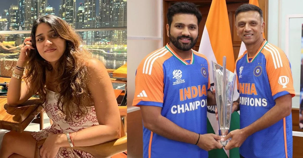 Rohit Sharma’s wife Ritika Sajdeh shares a heartwarming post for former India coach Rahul Dravid