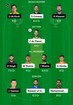 TEX vs SEA Dream11 for today's match (24th July)