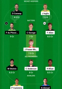 SF vs TEX (MLC 2024) Dream11 Prediction (Image Source: Dream11 screenshot)