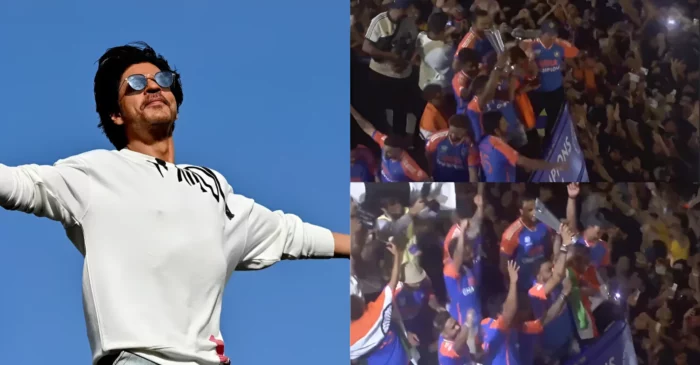 Shah Rukh Khan shares a heartfelt post for Team India during their victory parade in Mumbai