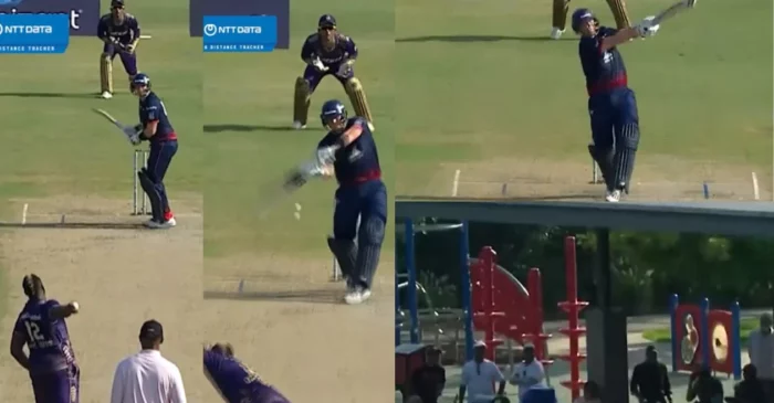WATCH: Steve Smith smashes Andre Russell for a massive six out of the park in MLC 2024