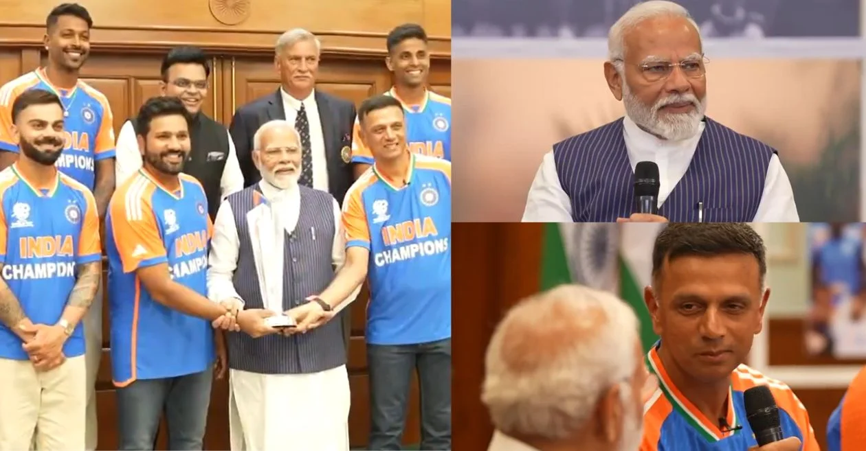 WATCH: Rohit Sharma, Virat Kohli and other Indian players meet PM Narendra Modi after T20 World Cup 2024 triumph