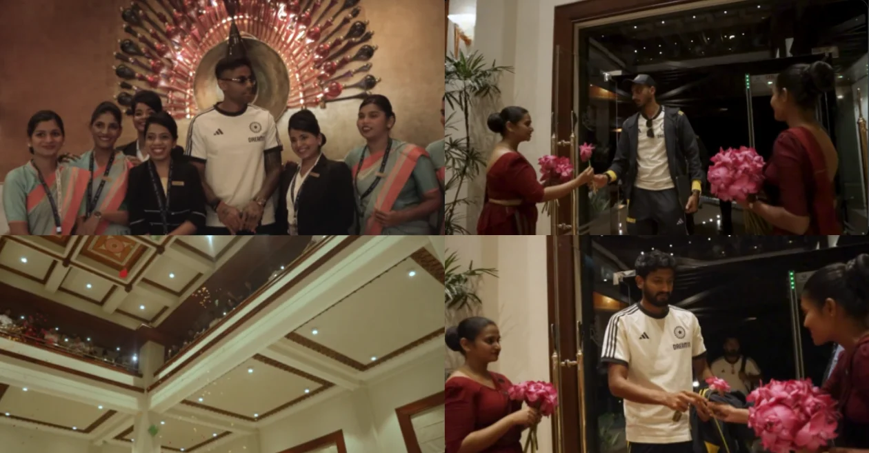 WATCH: Sri Lanka welcomes Team India with flower petals ahead of the white ball series