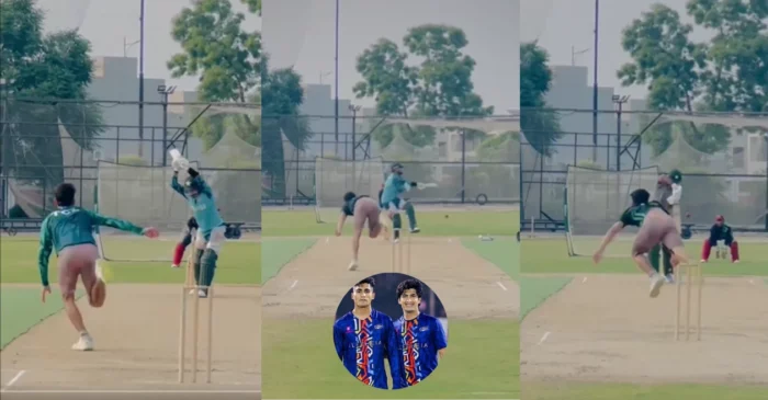 WATCH: Babar Azam and Fakhar Zaman struggle against Naseem Shah’s younger brother Ubaid Shah