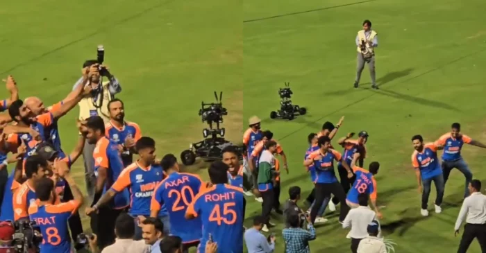 WATCH: Virat Kohli, Rohit Sharma and other Indian players dance on ‘Chak De India’ song at Wankhede stadium