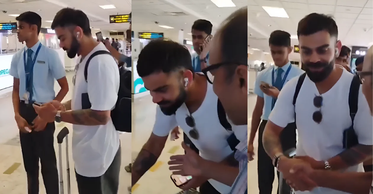 Virat Kohli arrived in Colombo