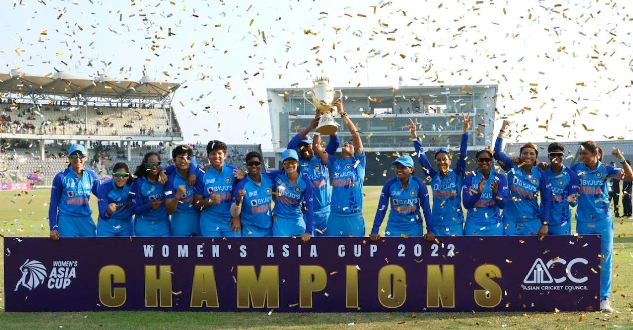 Women’s Asia Cup winners and runners up