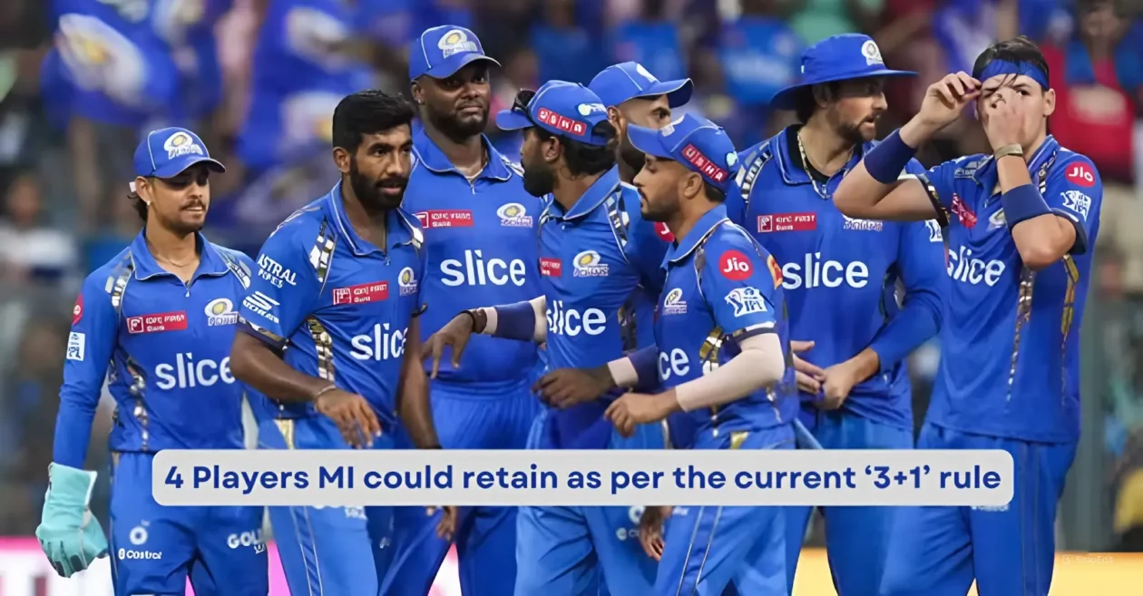 IPL 2025 Auction: 4 Players MI can retain as per the current ‘3+1’ rule