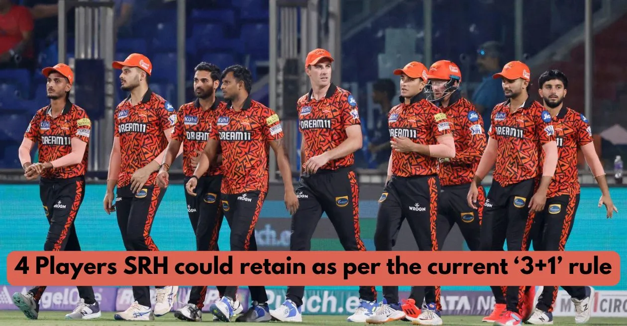 IPL 2025 Auction: 4 Players SRH can retain as per the current ‘3+1’ rule