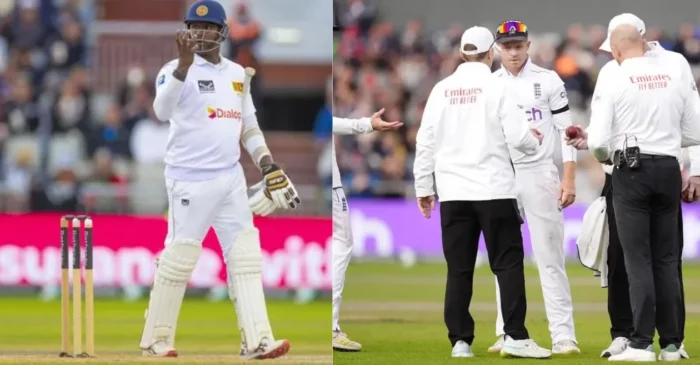 Unfair ball change controversy mars England vs Sri Lanka Test; Angelo Mathews expresses frustration