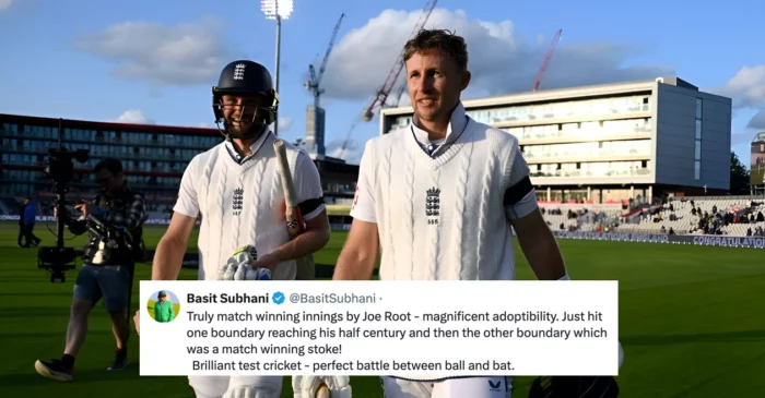 Twitter reactions: Joe Root shines in England’s nervy victory over Sri Lanka in Manchester Test