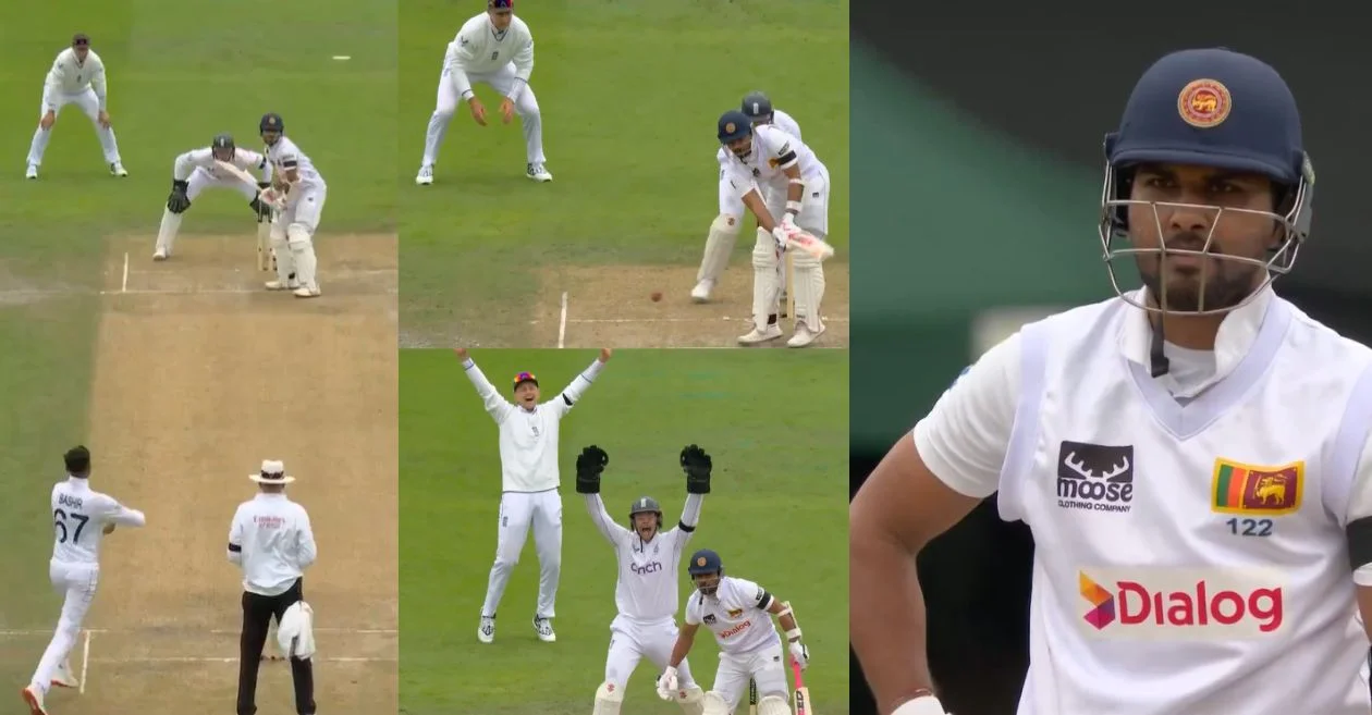 WATCH: Dinesh Chandimal stunned as lack of bounce causes his downfall on Day 1 of ENG vs SL Test