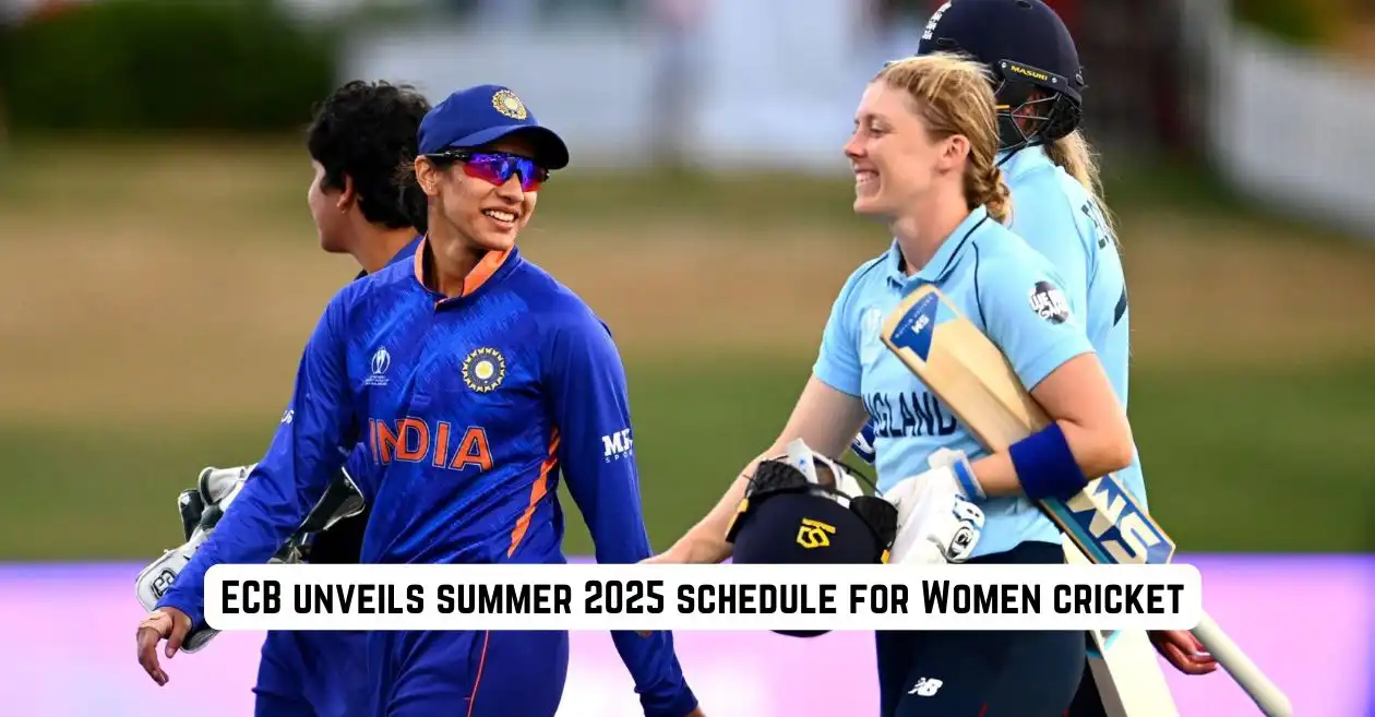 ECB announces summer 2025 schedule for Women cricket: India, West Indies to tour England