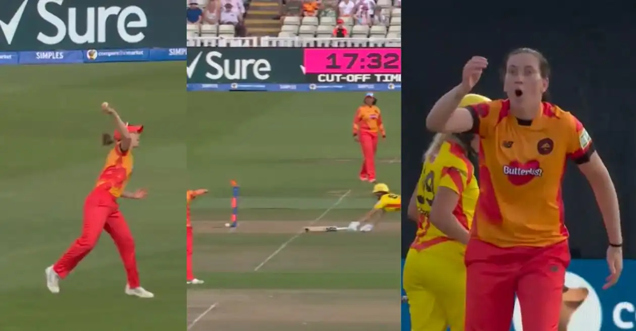 WATCH: Ellyse Perry stuns Ashleigh Gardner with a brilliant run-out; Emily Arlott’s reaction breaks the internet | The Hundred Women 2024