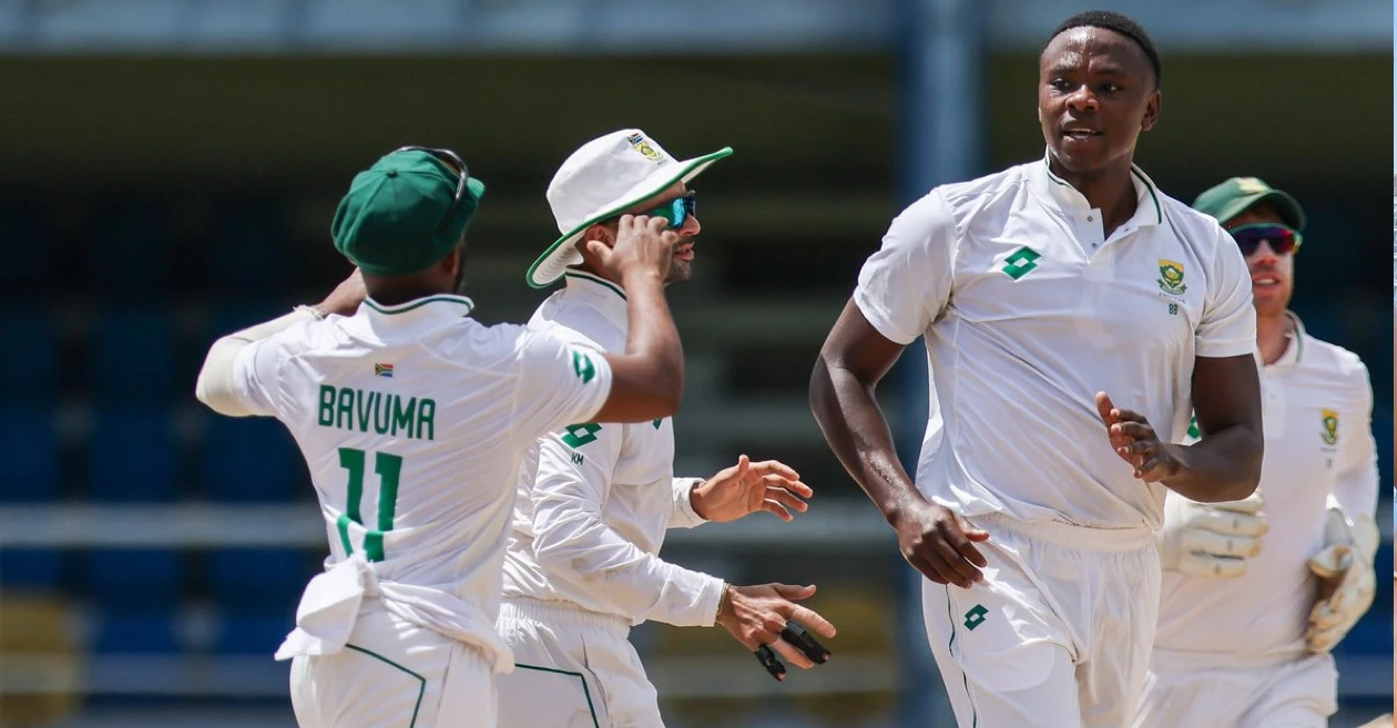 Kagiso Rabada, Keshav Maharaj shine in South Africa's victory over West Indies