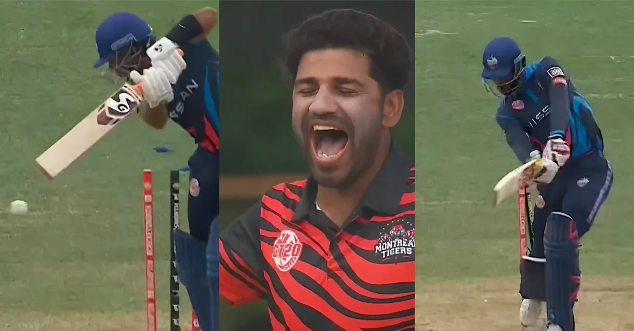 WATCH: Kaleem Sana takes first hat-trick of the season in Global T20 Canada 2024