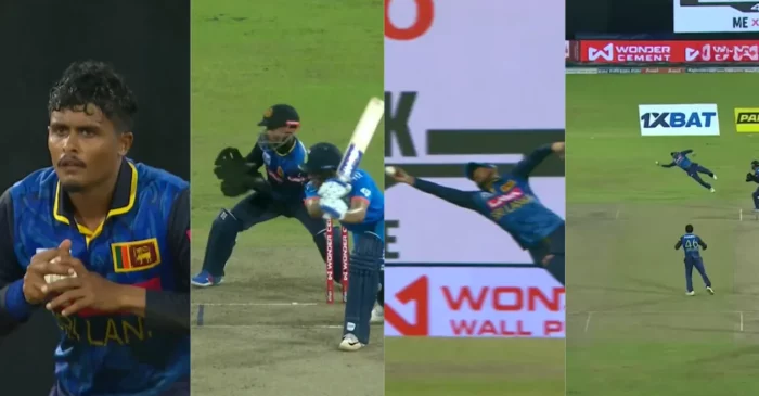 WATCH: Kamindu Mendis takes a blinder to dismiss Shubman Gill in the second ODI between Sri Lanka and India