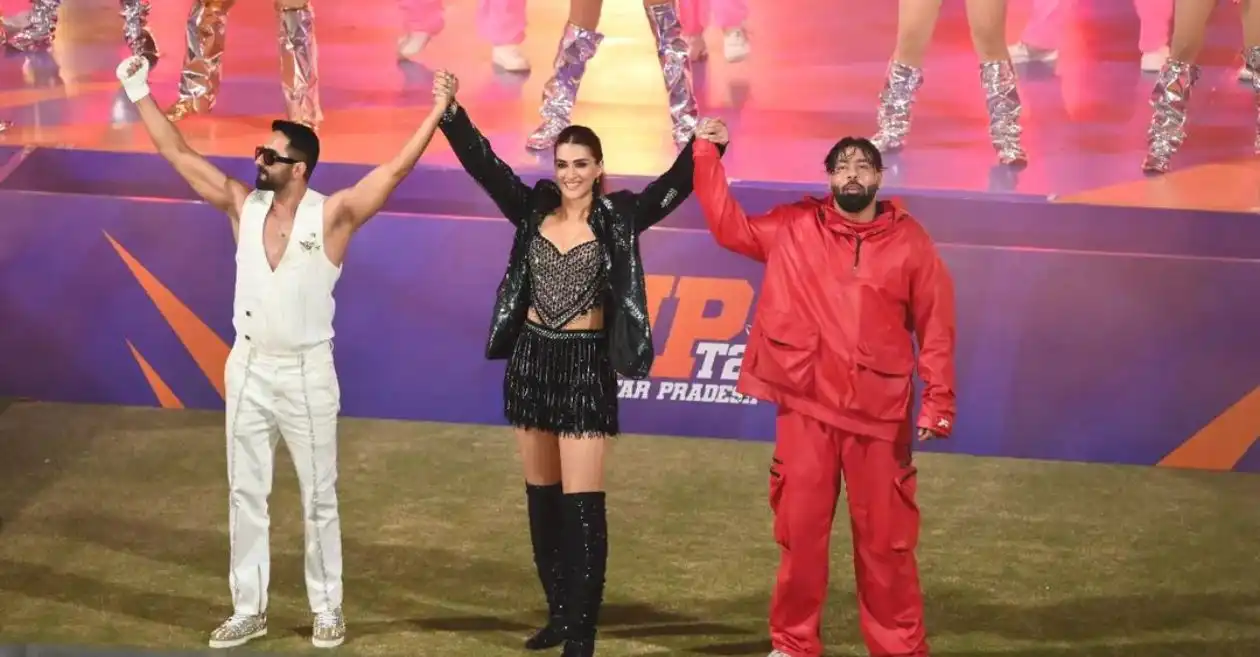 WATCH: Badshah, Kriti Sanon and Ayushmann Khurrana light up UP T20 League opening ceremony with sizzling performance