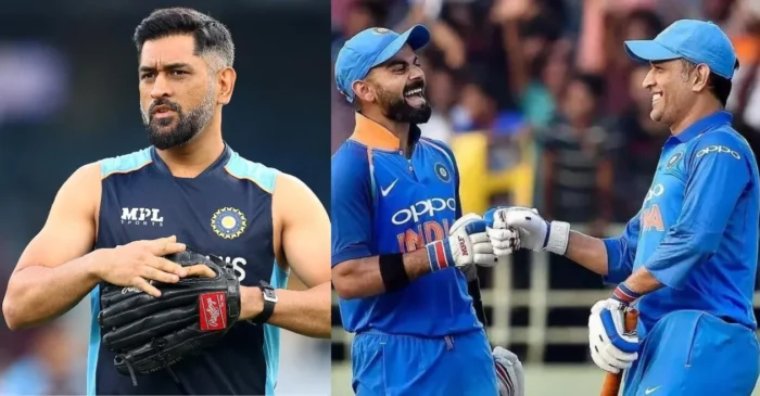 Former Indian captain MS Dhoni reflects on his bond with Virat Kohli