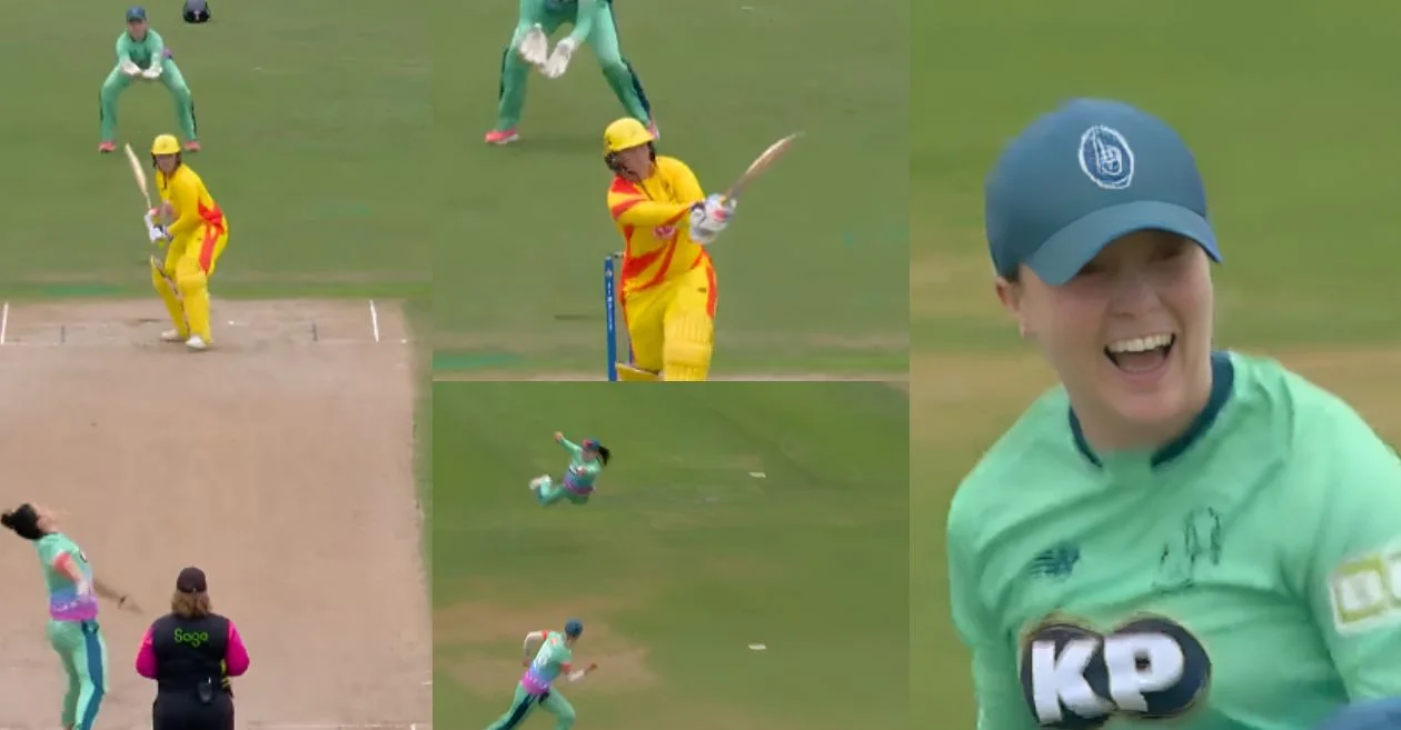 WATCH: Mady Villiers pulls off a jaw-dropping flying catch in The Hundred 2024