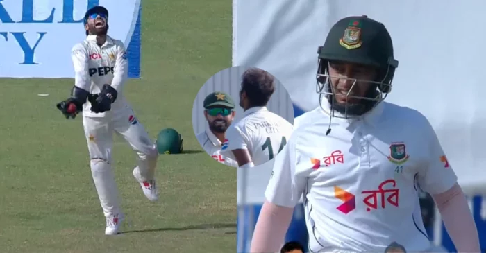 WATCH: Mohammad Rizwan roars, Babar Azam celebrates like a kid as Mushfiqur Rahim falls short of a double century | PAK vs SL 2024, 1st Test