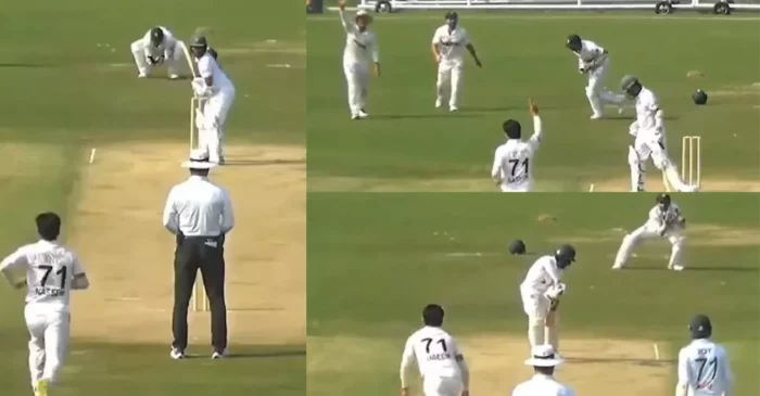 WATCH: Naseem Shah wreaks havoc with his fast bowling for Pakistan Shaheens against Bangladesh A