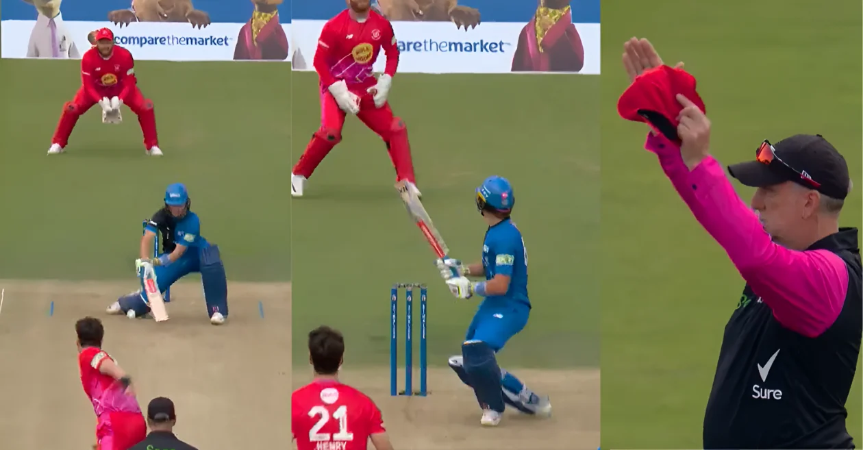 WATCH: Ollie Pope executes a flawless reverse ramp shot for a six off Matt Henry in The Hundred 2024