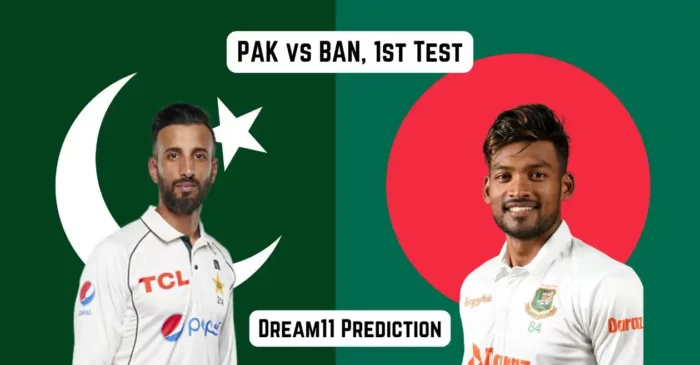 PAK vs BAN 2024, 1st Test: Match Prediction, Dream11 Team, Fantasy Tips & Pitch Report | Pakistan vs Bangladesh