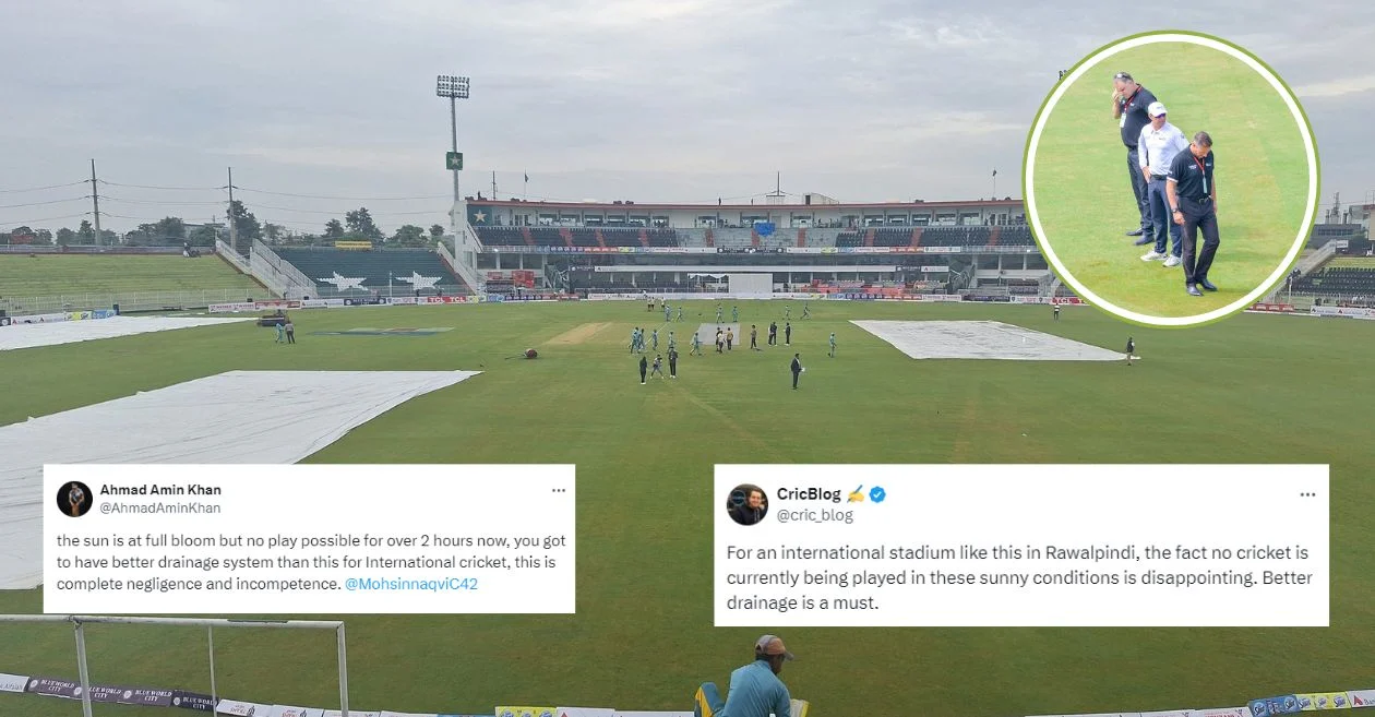 PAK vs BAN: ‘Aur inko champions trophy host krni hai…’: Fans roast PCB for poor outfield conditions on Day 1 of the Rawalpindi Test