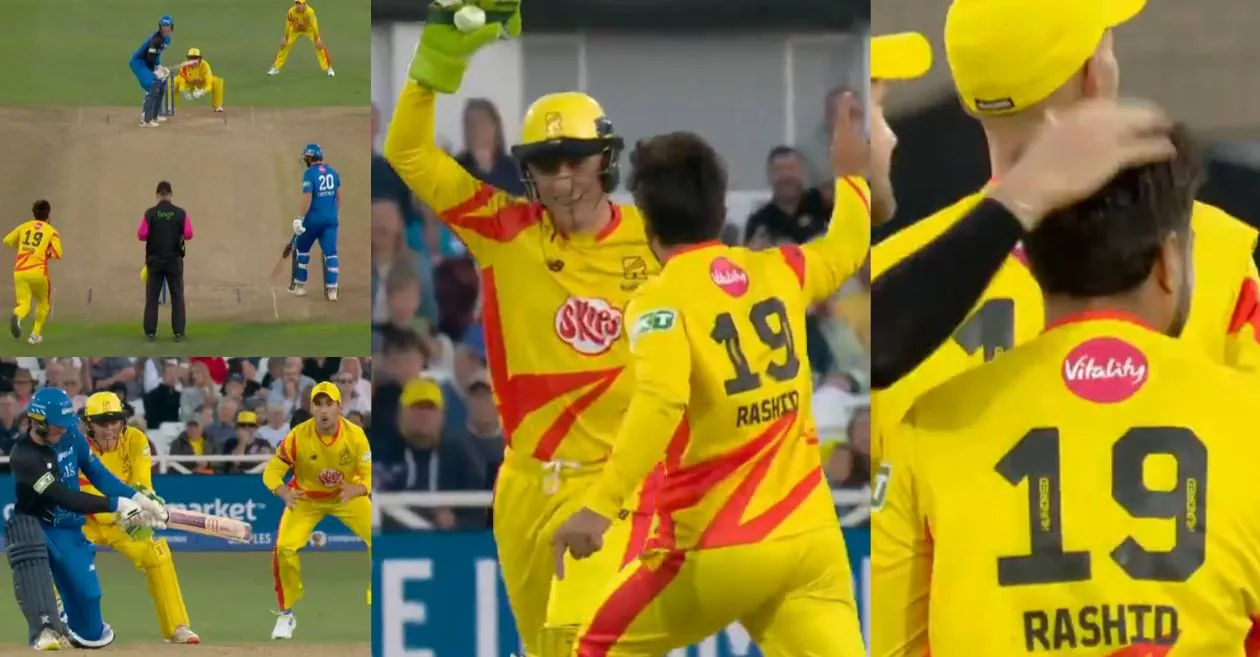 WATCH: Rashid Khan runs riot over London Spirit in Trent Rockets’ triumph during The Hundred 2024