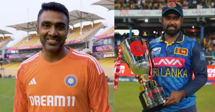 Ravichandran Ashwin reacts after Sri Lanka beat India in the ODI series