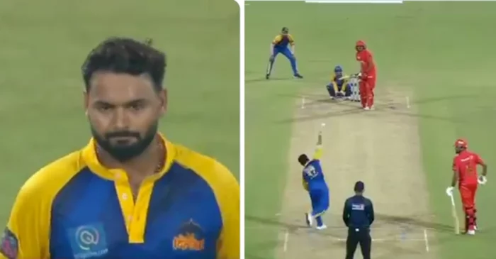 WATCH: Rishabh Pant bowls leg-spin against South Delhi Superstarz in DPL 2024