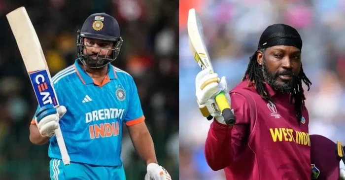 Rohit Sharma joins the elite club with Chris Gayle during 3rd ODI against Sri Lanka